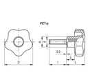 Ручка VCT.32 p-M6x20-C9