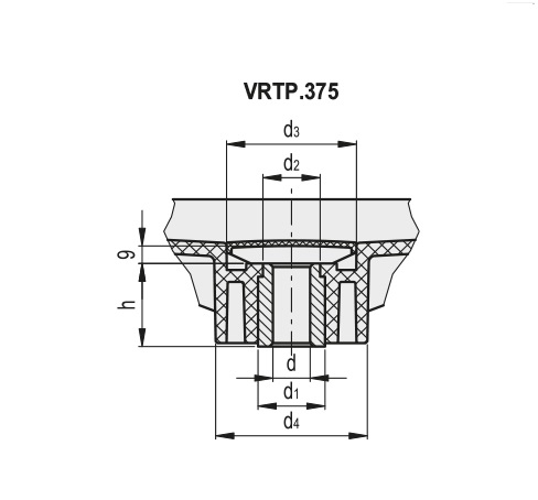 Маховик VRTP.125+I-A14-K (78622-R-K)