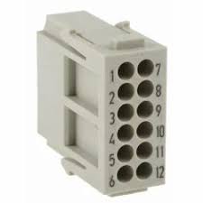 Контактная вставка Han DD module, crimp male 09 14 012 3001 made in China