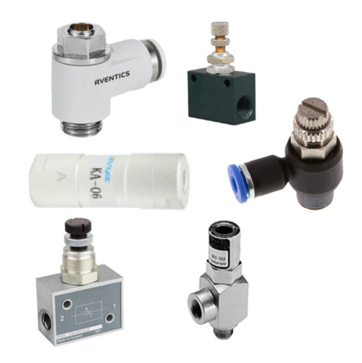 Пневмодроссели и обратные клапаны