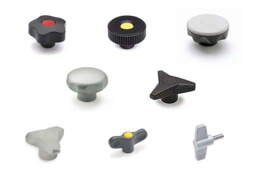 Ручки зажимные